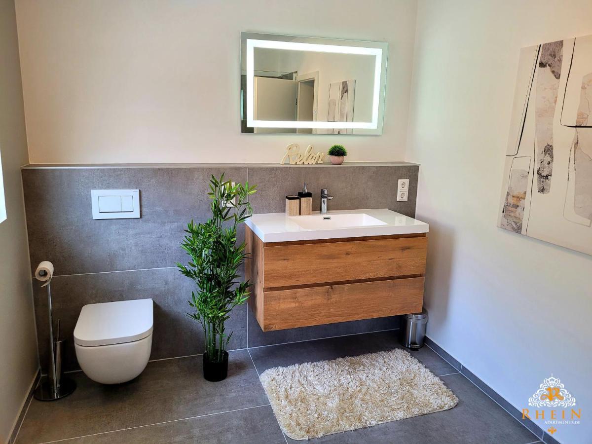 Top Modernes Rhein Apartment Vallendar Bagian luar foto