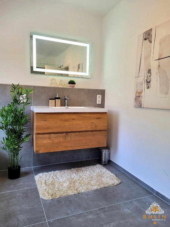 Top Modernes Rhein Apartment Vallendar Bagian luar foto
